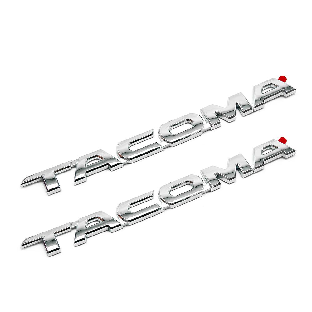 2 шт. Для 2005-2015 Tacoma Левая Правая Дверь Боковые Шильдики Эмблемы Буквы Табличка с Названием