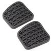 2x Rubber Clutch Brake Pedal Pad Cover For Vauxhall Astra G H Zafira A B 560136