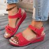 Fashion Women Sandals 2025 New Soft Sexy Wedge Buckle Orthopedic Shoes Female Summer New Open Toe Fashion Sandals Sandalias De Mujer