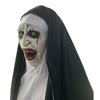 Horror Nun Latex Mask Halloween Haunted House Party Costume Cosplay Accessories