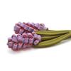 Hanger Pu Flower Keychain Lavender Bag Charm Trendy Pu Leather Flower Pendant  Women