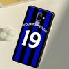 Персонализированный чехол с футбольными номерами для Samsung Galaxy A3 A5 J1 J3 J5 J7 2017 2016 J8 A7 A9 A6 A8 J4 J6 Plus 2018