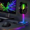 Rgb Gaming Headphone Stand 3.5mm Audio Touch Control Translucent Led Light Computer Desktop Display