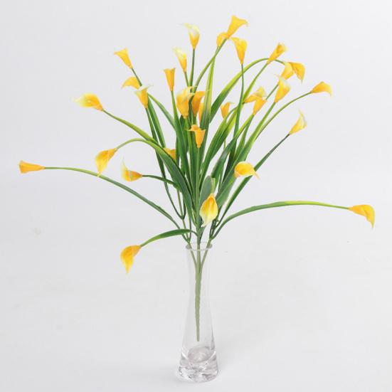 1 Bouquet 5 Branches Artificial Calla Lily Flower Wedding Table Plant Home Decor