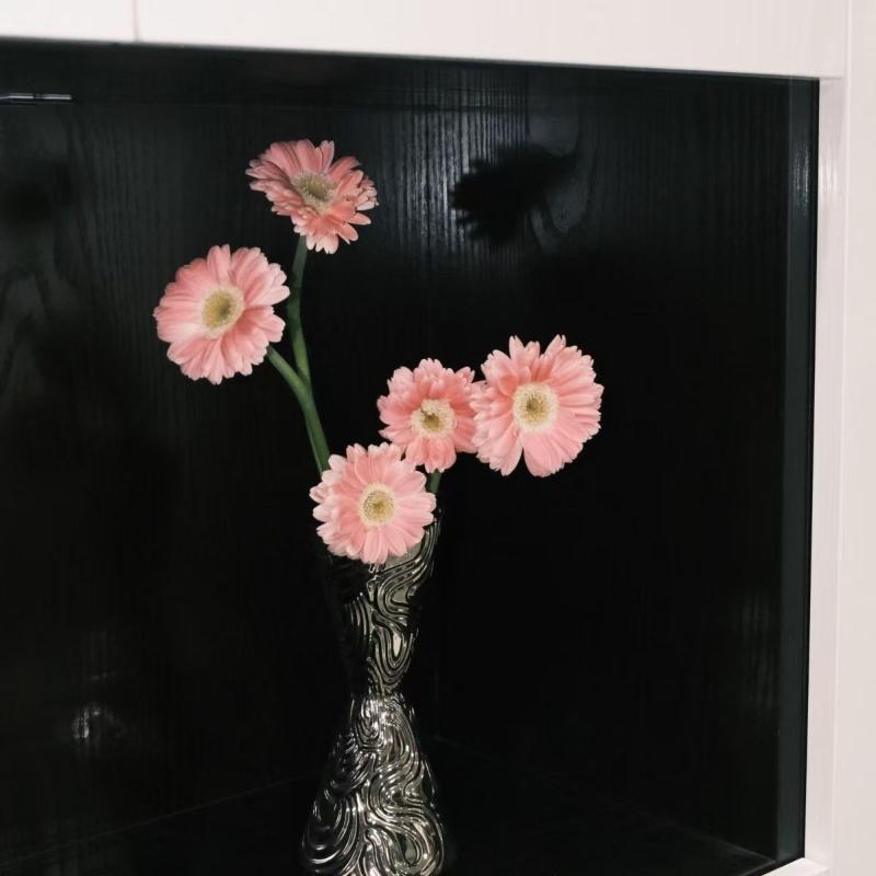 Современная ваза для цветов Минималистичная декоративная ваза Настольное украшение Керамическая ваза для обеденного стола, офиса, вечеринки, полки, домашнего декора