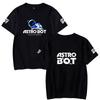Astro Bot Printing Женская Мужская Футболка Повседневные Дышащие Футболки Смешные Свободные Футболки Футболки Уличные Футболки Большие Размеры Мужские