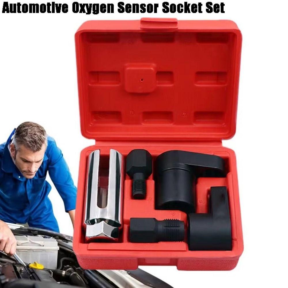 5pcs Oxygen Sensor Wrench Kit Automotive Oxygen Sensor Socket Set  Automotive Parts Accessories