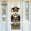 Выпускной 2025 года, подвесная табличка для входной двери Выпускной 2025 года Приветственная табличка для украшения крыльца выпускного