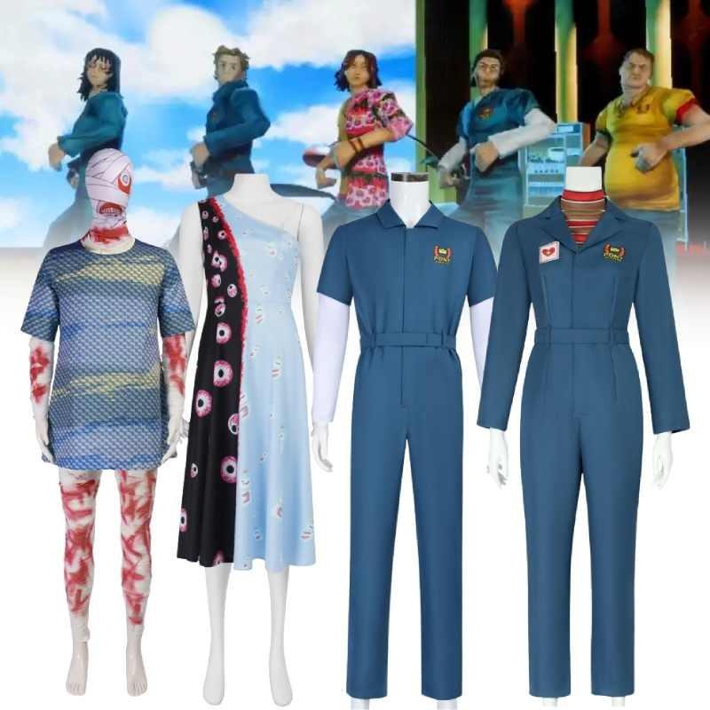 Корри Аня Полоскание рта Джимми Косплей Костюм Набор Игра Аниме Вечеринка Хэллоуин