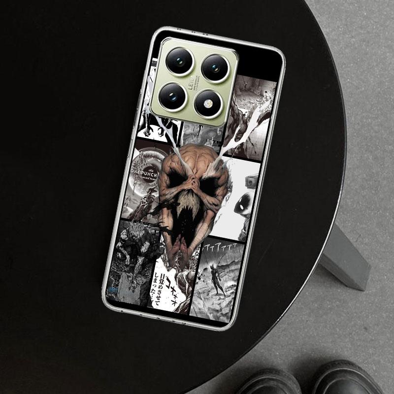 Чехол для телефона One P-Punch-Man Garou для Xiaomi Redmi Note 15 14 13 12 11 Pro Plus 14S 12S 11S 11T 11E 10S 10 Индивидуальный Funda