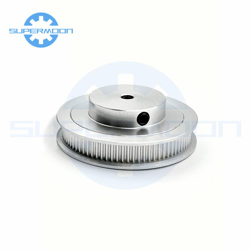2GT 60 teeth Timing Pulley Bore 5-15mm Belt width 6/10/15mm GT2 Aluminum Alloy Pulley Transmission Components 3D Printer Parts