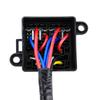 6-way with 2 relay boxes,car 12V fuse box, 2 4-pin 80A relays and 6 ATCATO fuse holders, suitable for cars, RVs, ships, etc