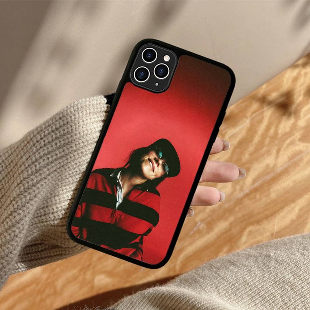 B-Billie E-Eilishes PC+TPU Ударопрочный Защитный Чехол для Телефона Для iPhone17 14 15 16 Pro max 13 12 11 17 Air