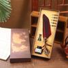 Vintage British Feather Pen Pen Set College Feather Pen Business Dip Pen Set