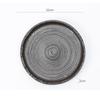 Creative Threaded Ceramic Flat Plate Restaurant Steak Plate Pasta Plate Dessert Plates Molecular Cooking Specialty Tableware