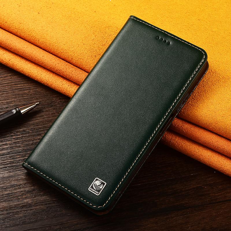 Napa Genuine Leather Flip Case For Tecno Camon 17 18 18P 19 20 20S 30 30S 40 50 Pro Premier Neo Ultra 4G 5G Cover Card Cases
