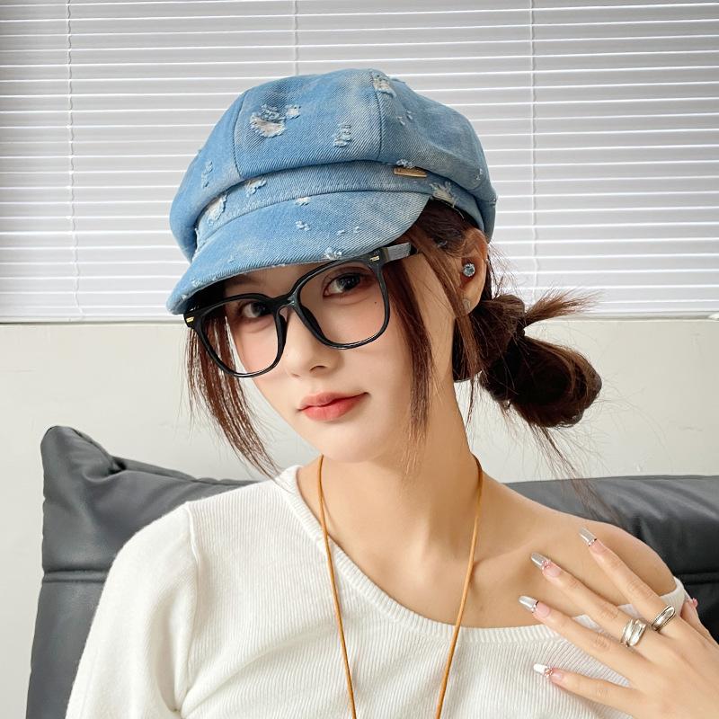 Восьмиугольная кепка для детей Ретро и универсальная Теплая кепка газетчика Ветрозащитная и подчеркивающая лицо Маленький берет для осени и зимы