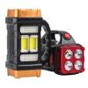 Multifunctional Solar LED+COB Light With Handle USB Charging Waterproof For Outdoor Camping Safety Emergency At Night
