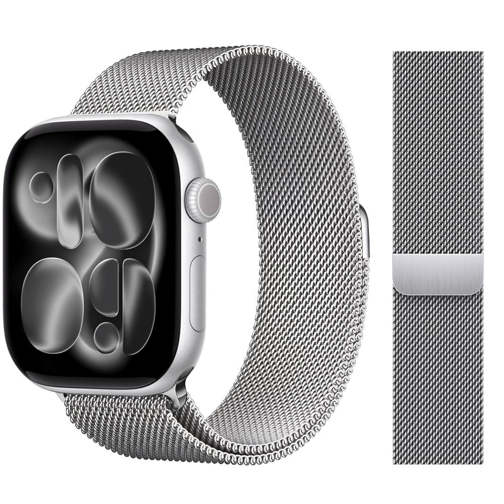 Миланская петля для ремешков Apple Watch 44 мм 46 мм 40 мм 45 мм 41 мм 42 мм браслеты iWatch серия 10 11 se 7 8 9 ultra 2 3