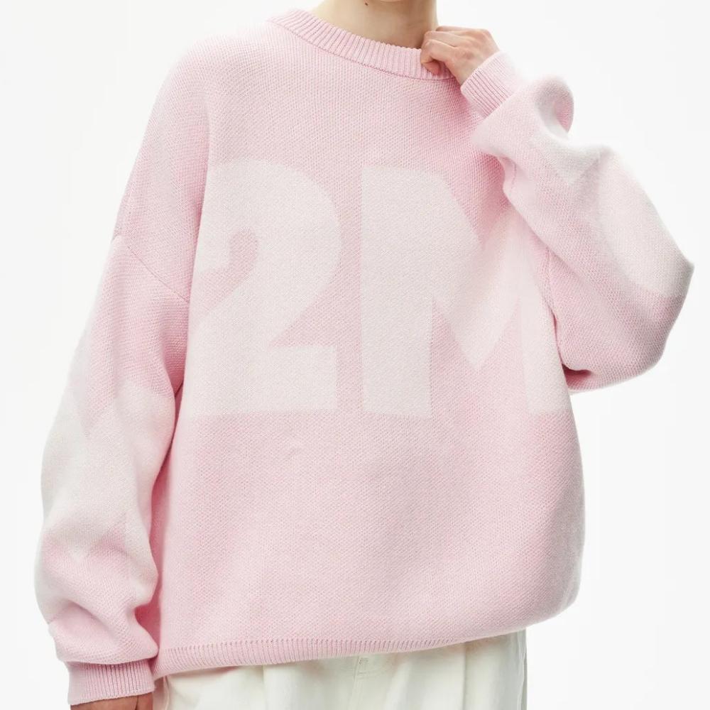 IHUASU Женские модные повседневные однотонные свободные свитера с круглым вырезом и осенне-зимним принтом с длинными рукавами