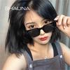 Винтажные маленькие прямоугольные женские солнцезащитные очки, модные очки с украшением для ногтей, мужские квадратные солнцезащитные очки, оттенки UV400