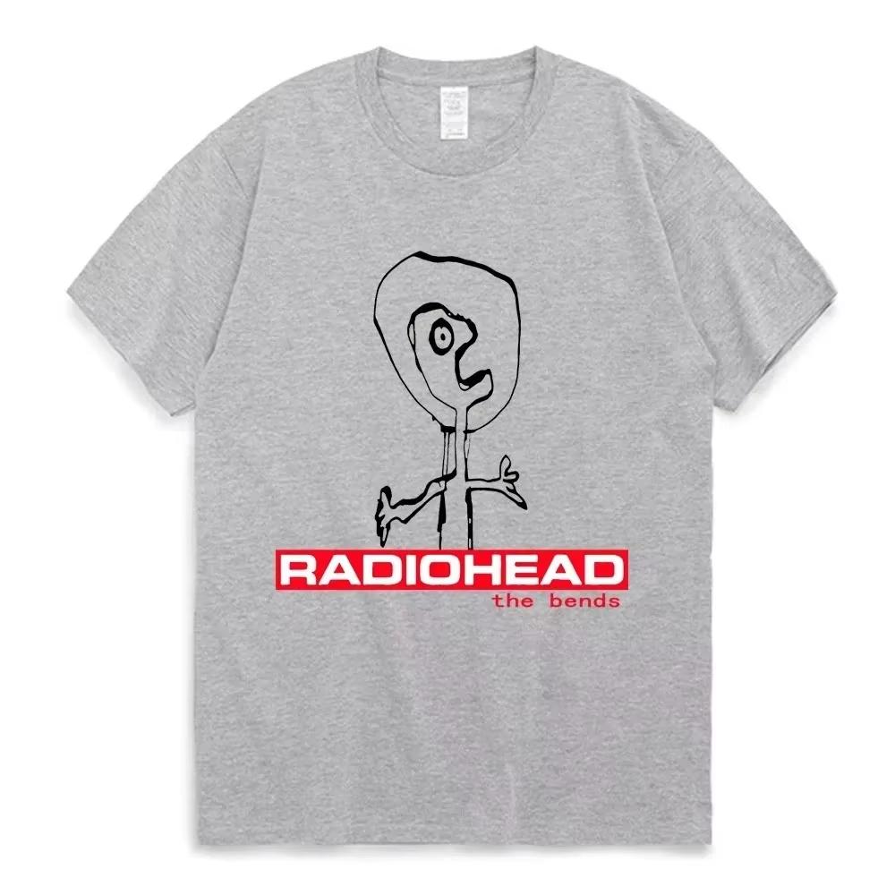 2026 Summer Radiohead The Bends Tshirt Unisex Women Cotton Tee Hip Hop Short Sleeve T Shirt Clothes Tshirts Tops Gift Ins Y2k