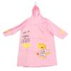 Girls Boys Cartoon Raincoat Suit Waterproof Hooded Extended Brim Rainsuit for Outdoor Hiking