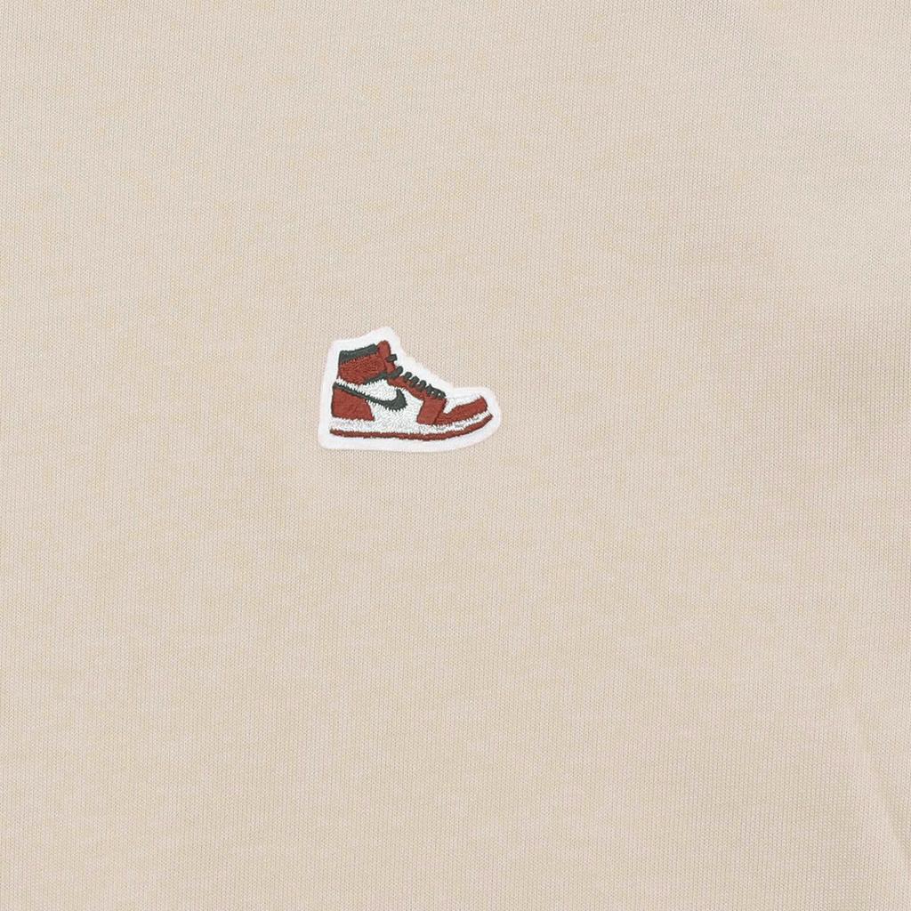 Nike Solid Color Logo Casual Crew Neck Short Sleeve T-Shirt Men Tops Light-Brown FN5983-203
