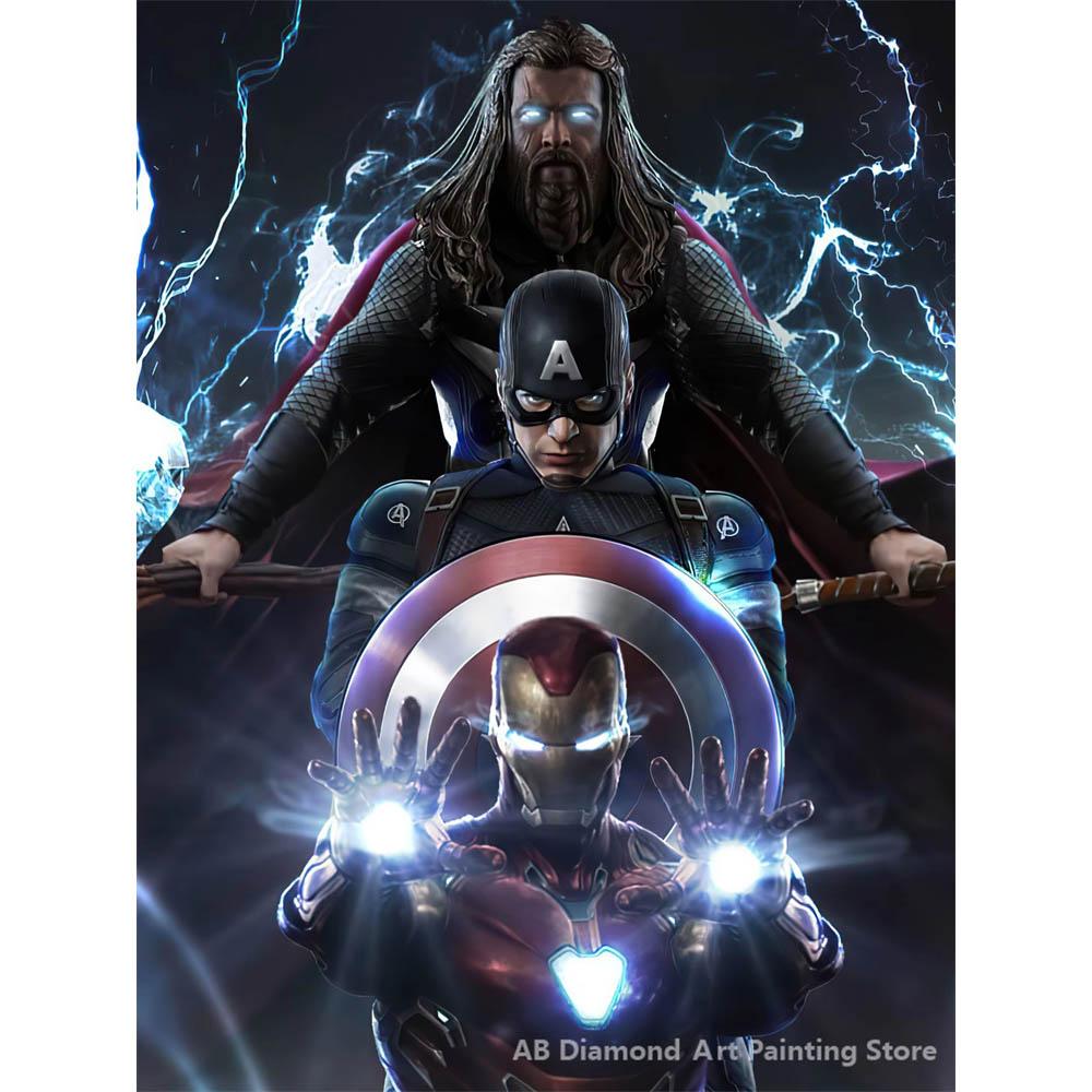 Disney Серия Высококачественная Реалистичный Стиль 5D Алмазная Живопись Полностью Алмазная DIY Ручная Алмазная Живопись Героическая Тема Декоративный Набор для Живописи