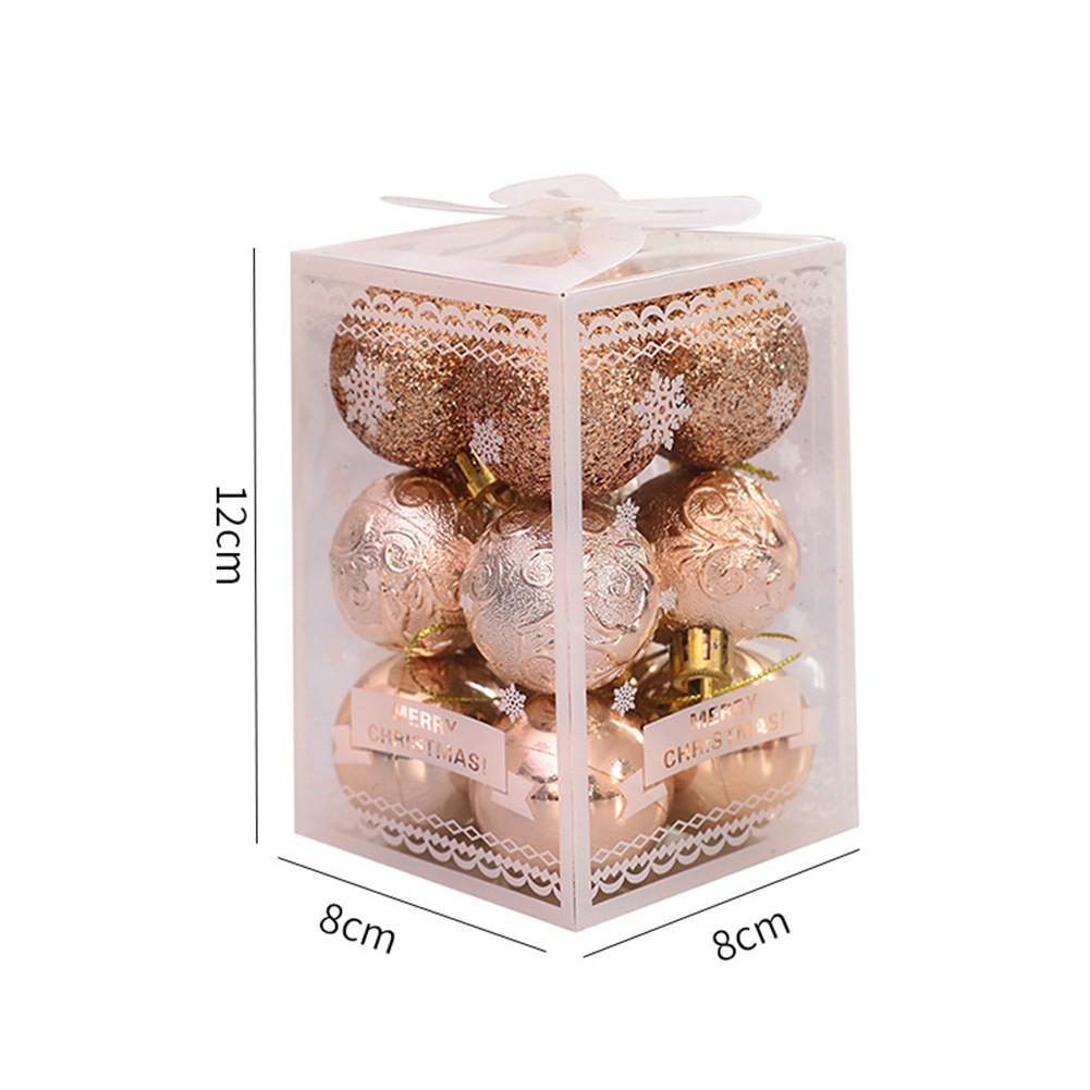 12 шт. Рождественский шар Рождественское украшение Подвеска-украшение для рождественской елки