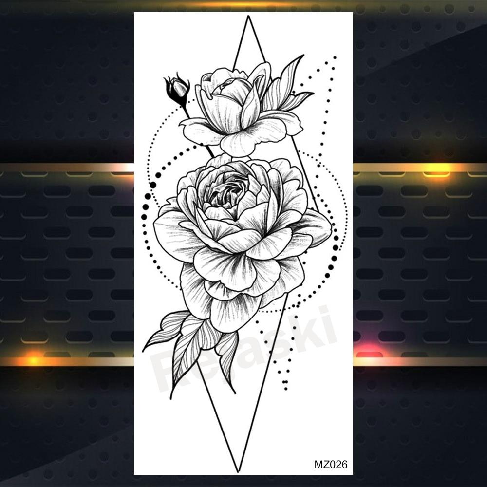 Временные татуировки с изображением орла для мужчин и женщин, волк, черное животное, татуировка, тигр, лесной лось, геометрия, гора, поддельные татуировки, скорпион, руки, руки