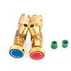 Hot Sale Air Conditioning Refrigerant Safety Valve R410A R22 1/4 " Refrigeration Charging Safety Liquid Adapter Hand Tool Parts