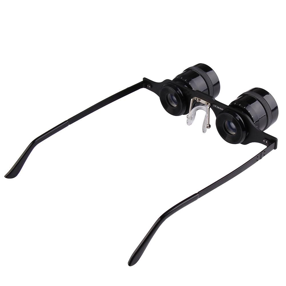 Fishing Telescope 10x34 Eye Glasses 66g Ultralight Hand Free Binoculars Watch Jeweler Repair Magnifier Fishing Accessories