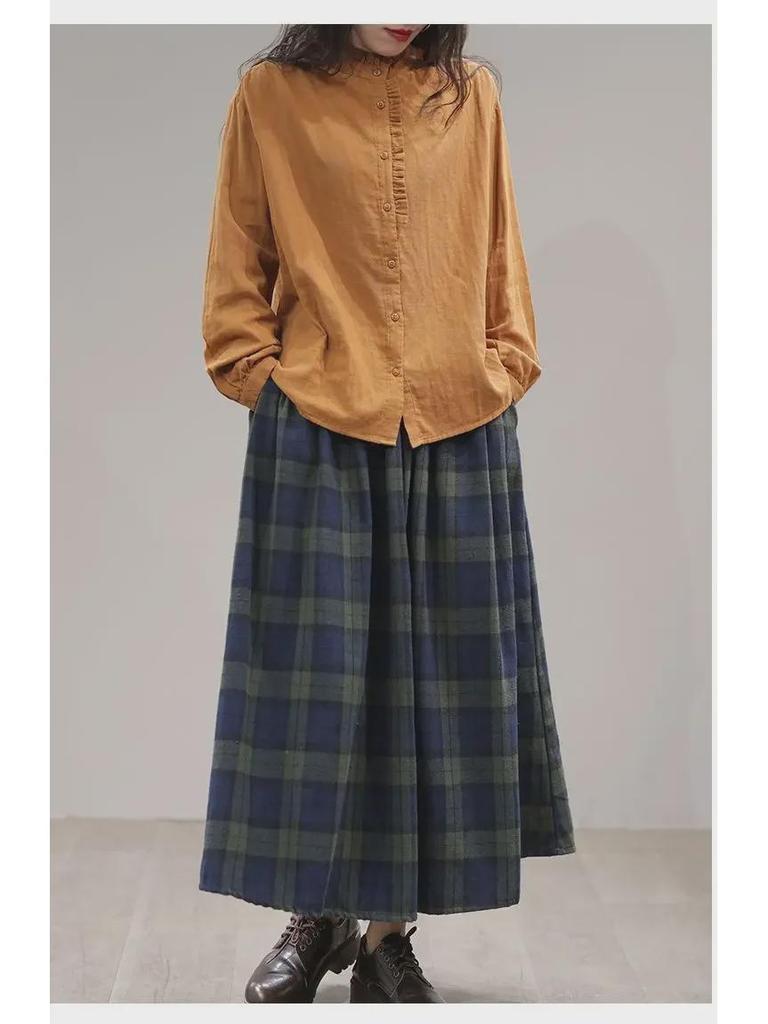 Women's Summer Lace Blouses – Elegant, Loose-Fit, Long-Sleeve Tops In Plus Sizes