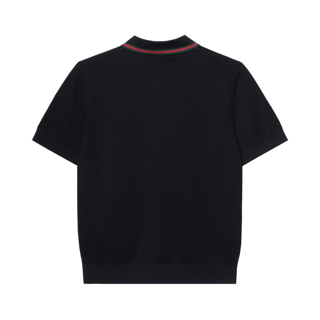 GUCCI Web Detailed Polo Shirt Men's 814994-XKEKK-4345