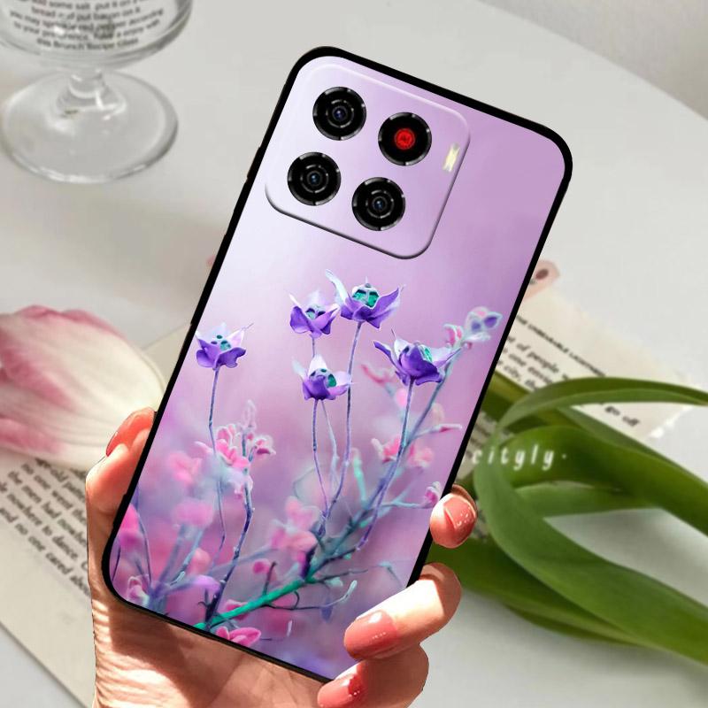 For ZTE Blade A56 Case Soft Silicone Protect Cover For ZTE Blade A56 4G Phone Case Z2473 6.75" Shockproof TPU Funda Shell Bumper