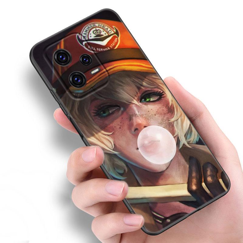 Game Final Fantasy Black Silicone Phone Case For Xiaomi Redmi Note 10 11 11S 12 13 4G 8 9 11T Pro 5G Plus 8T 9S 10S 12S