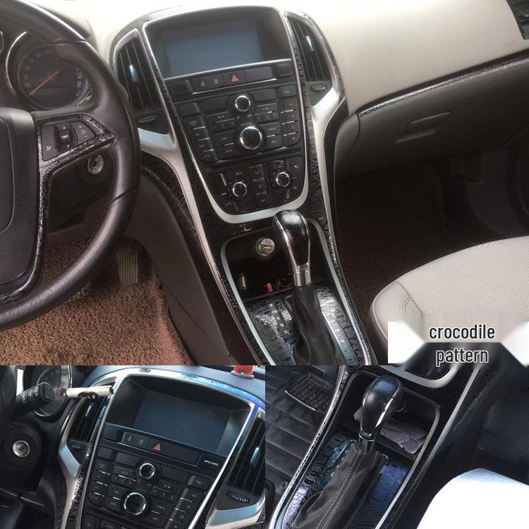 Buick 10-14 Old Model Interior Carbon Fiber Console Sticker for GT/XT