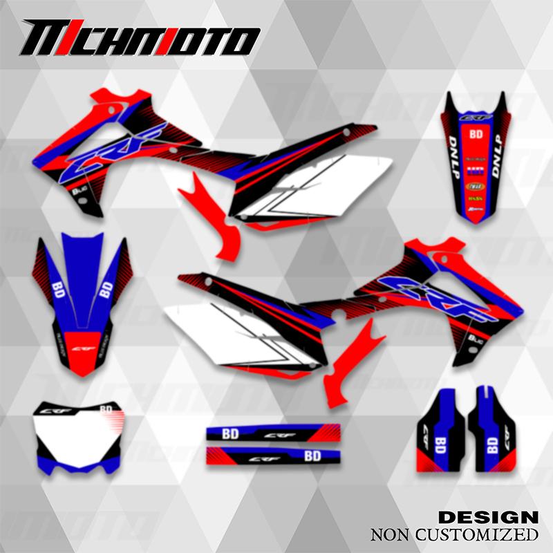 MCHMFG For HONDA CRF250 CRF 250 2014 2015 2016 2017 CRF450 CRF 450 2013 2014 2015 2016 Motorcycle Graphics Decals Stickers