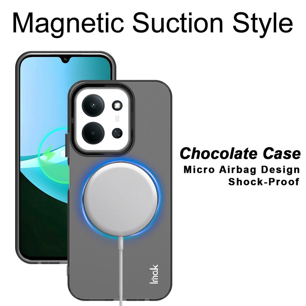 Для Redmi 15C 4G 5G Чехол для телефона IMAK Chocolate Магнитный чехол