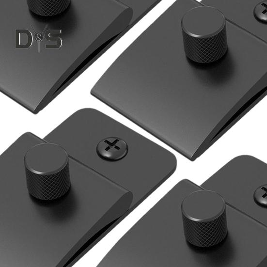 4 Pcs Tapestry Clip Metal Carpet Hanging Clips with Screws Easy Installation Wall Hangings Clip for Blankets Tapestries