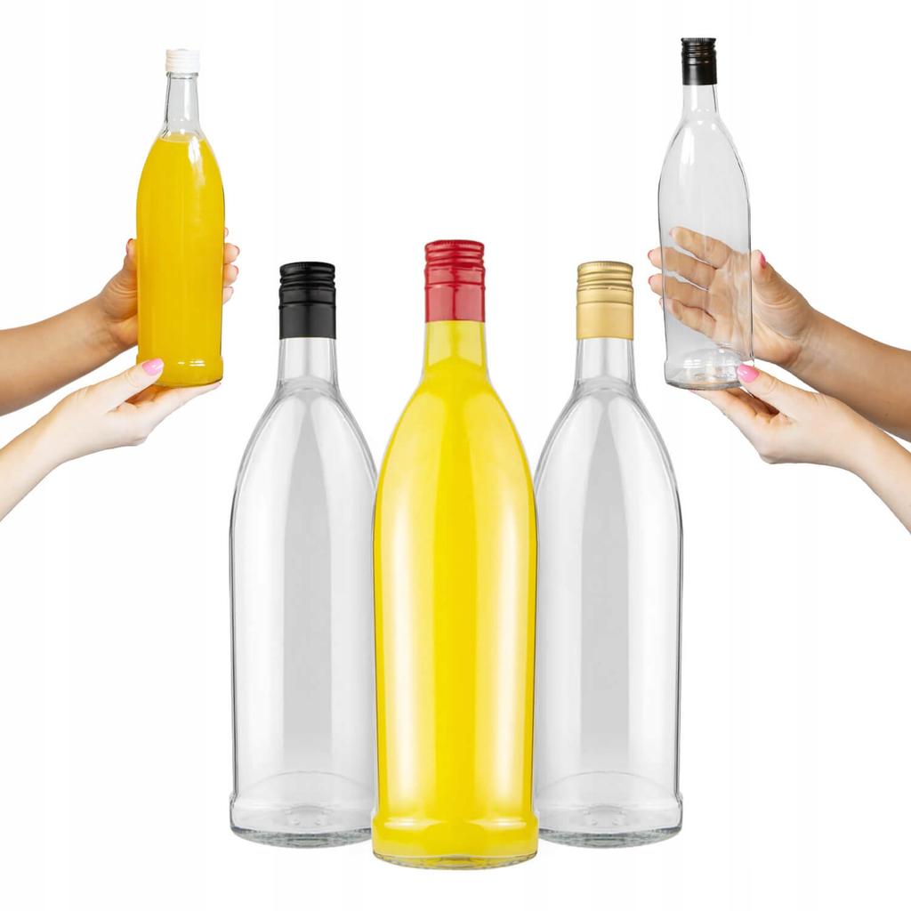 50X Butelki Szklane Iskra 500Ml + Zakrętka Na Bimber Nalewki Wino Sok