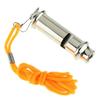 Stainless Steel for Police Traffic with Lanyard Emergency Security Whistle Portable Warning