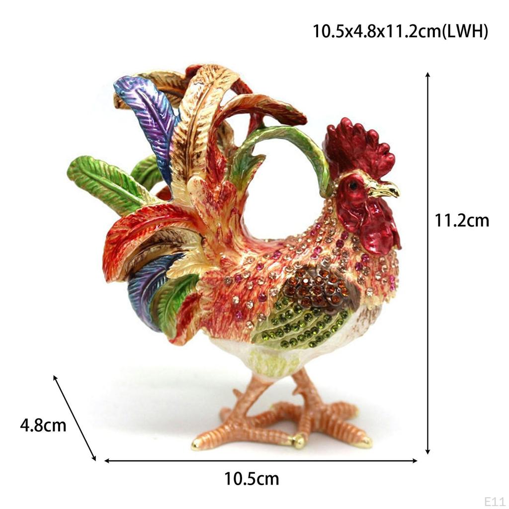Подставка для ювелирных изделий в виде шкатулки для безделушек в виде петуха для женщин