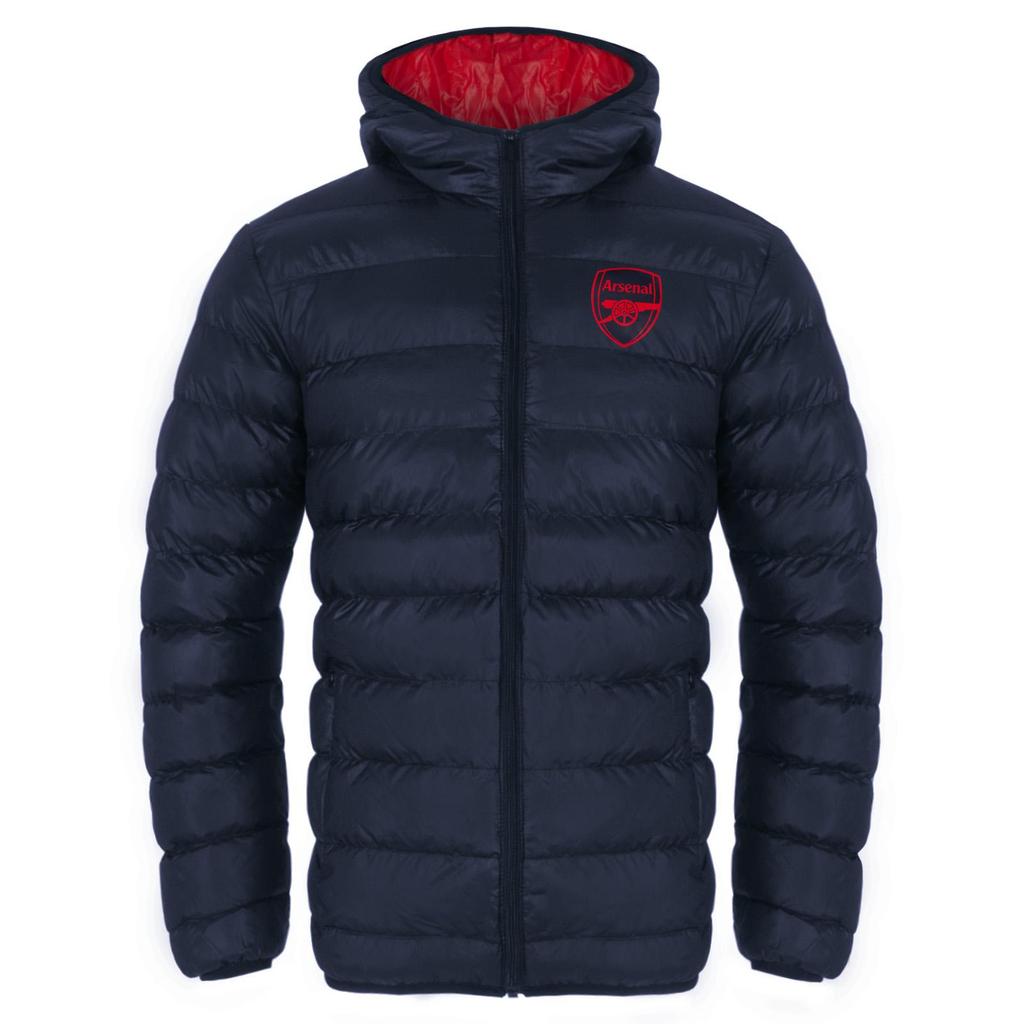 Arsenal FC Mens Crest Quilted Jacket