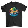 Summer_15 - Palm Trees, Sunshine, and a Splash of Humor. 100% Cotton Funny T-shi