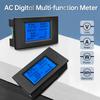 PZEM-061 AC80~260V 32A 63A Светодиодный цифровой вольтметр амперметр счетчик мощности детектор мощности индикатор электроэнергии с трансформатором