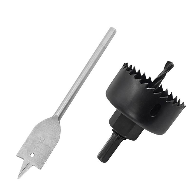 3 шт. Кольцевая пила, открывалка для отверстий в гипсокартоне 32-54 мм, инструмент для сверления потолка, набор из 6 шт. пузырьковых оболочек