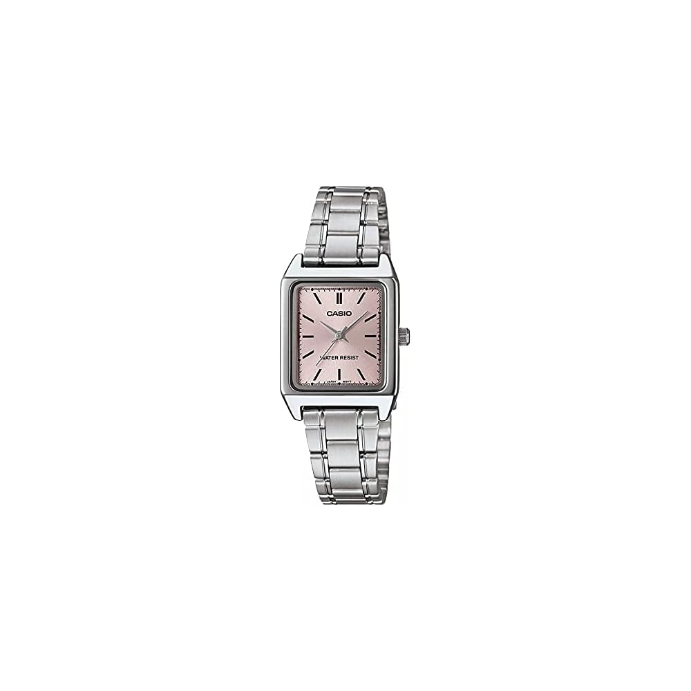 Casio Стандартные Аналоговые Женские Часы LTP-V007D-4E Серебристый Корпус из Нержавеющей Стали Водонепроницаемость 30м