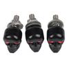 2Pcs Skull Bolt 3D Design Easy-Installation Electroplating Not Easy To Rust High Impact Resistant Decoration